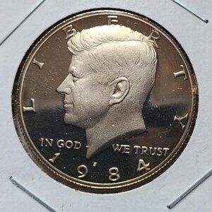 1984-S Proof Kennedy Half Dollar... Uncirculated... Cameo Finish